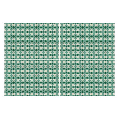 Autocolante gresie Figuri geometrice la rând