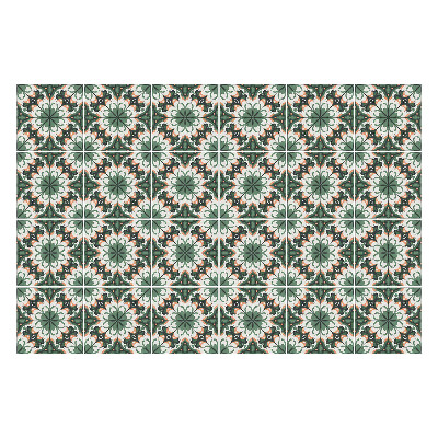 Autocolante gresie si faianta Motive florale în simetrie