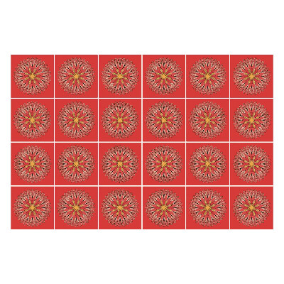 Autocolante gresie Modele florale