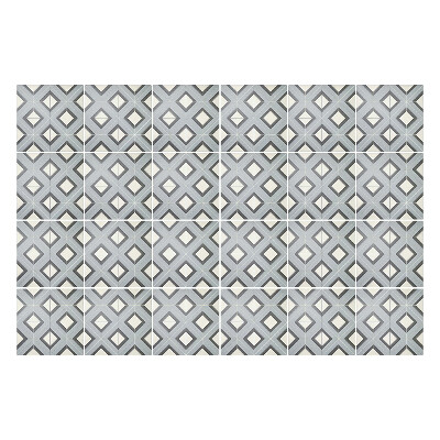Autocolante pentru gresie Grile diamantate în aspect