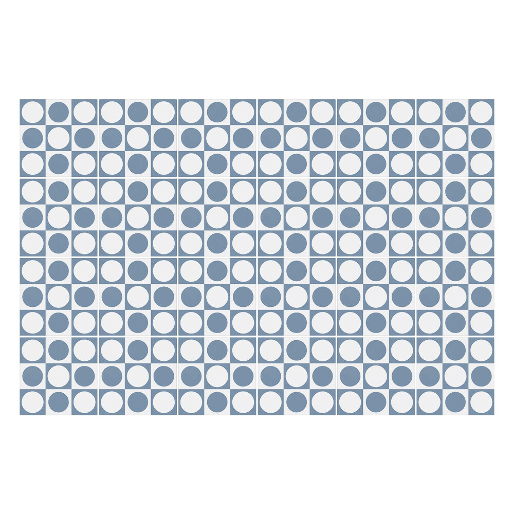 Autocolante gresie si faianta Cercuri în carouri