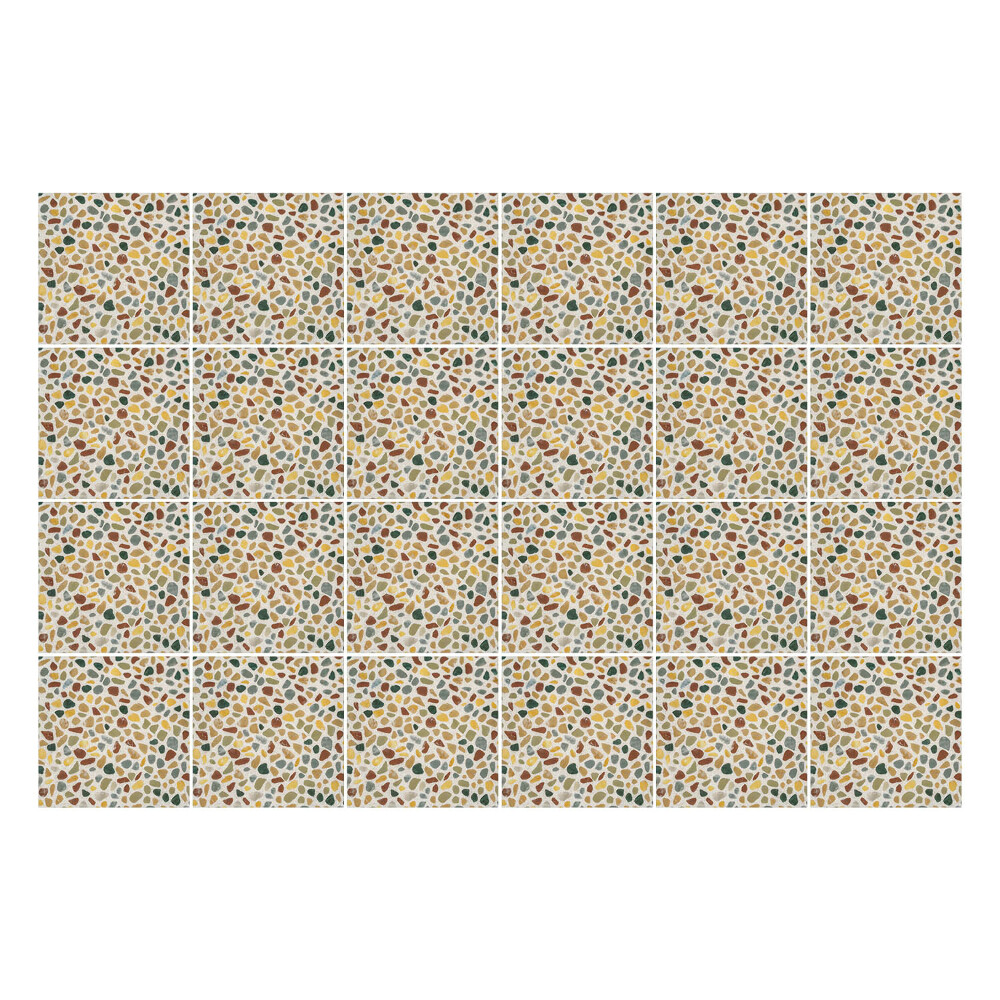 Autocolante gresie Pietre colorate zdrobite