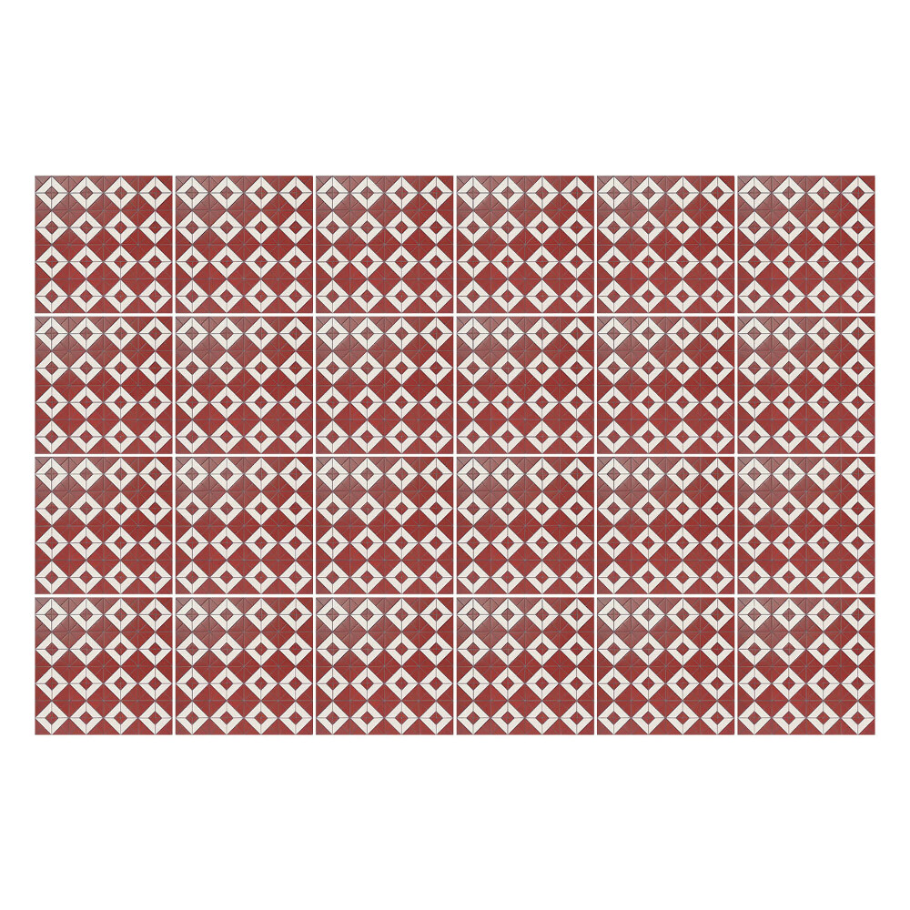 Autocolante pentru gresie Model geometric de podea