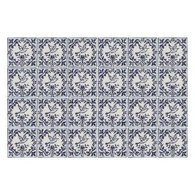 Autocolante gresie si faianta Păsări printre vegetație