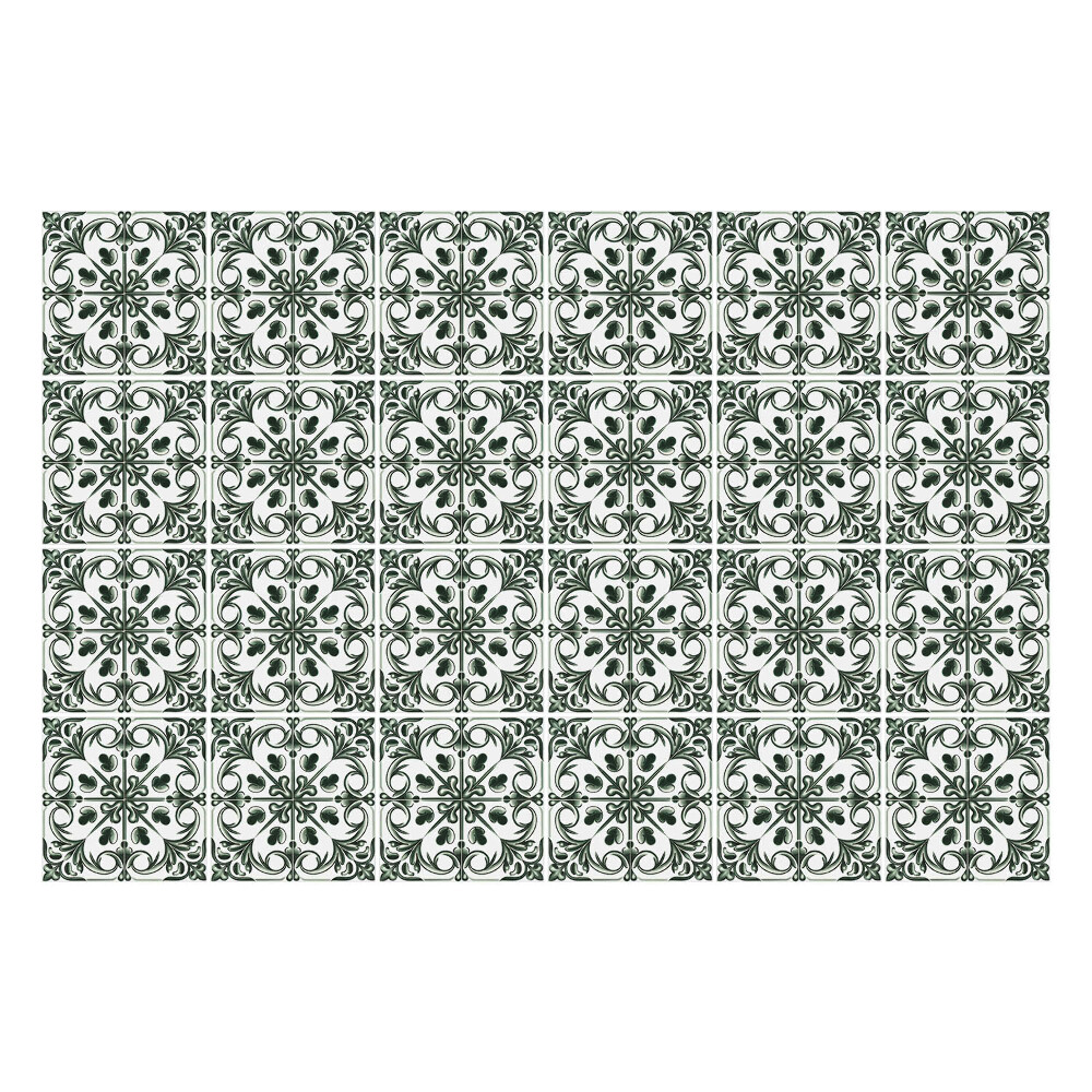 Autocolante gresie Design floral