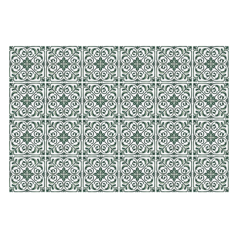 Autocolante pentru gresie Ornamente florale