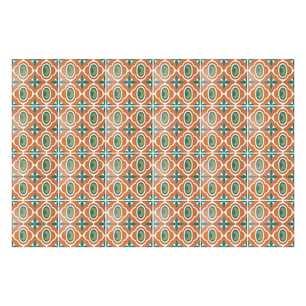 Autocolante pentru gresie plăci retro marocane