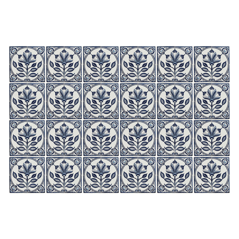 Autocolante gresie Plăci de flori