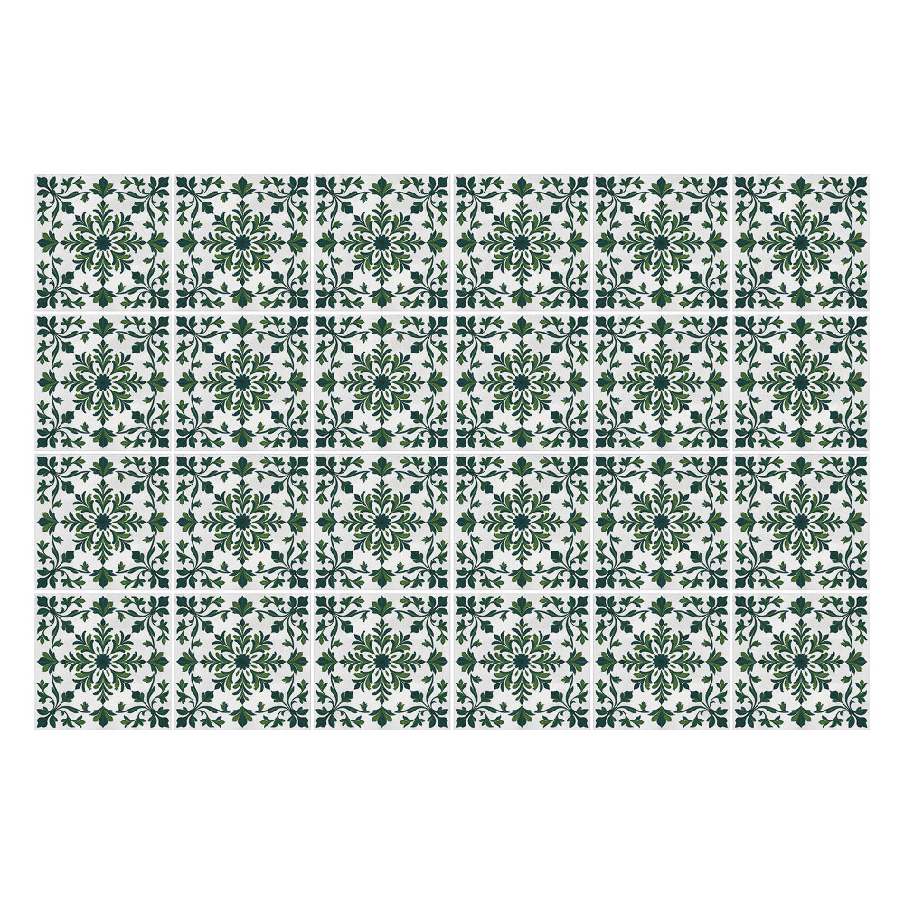 Autocolante gresie si faianta Flori și frunze