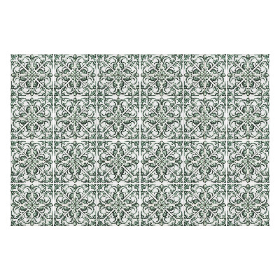 Autocolante gresie si faianta Ornamente florale într-o plasă