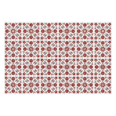 Autocolante pentru gresie Folclor - flori și frunze