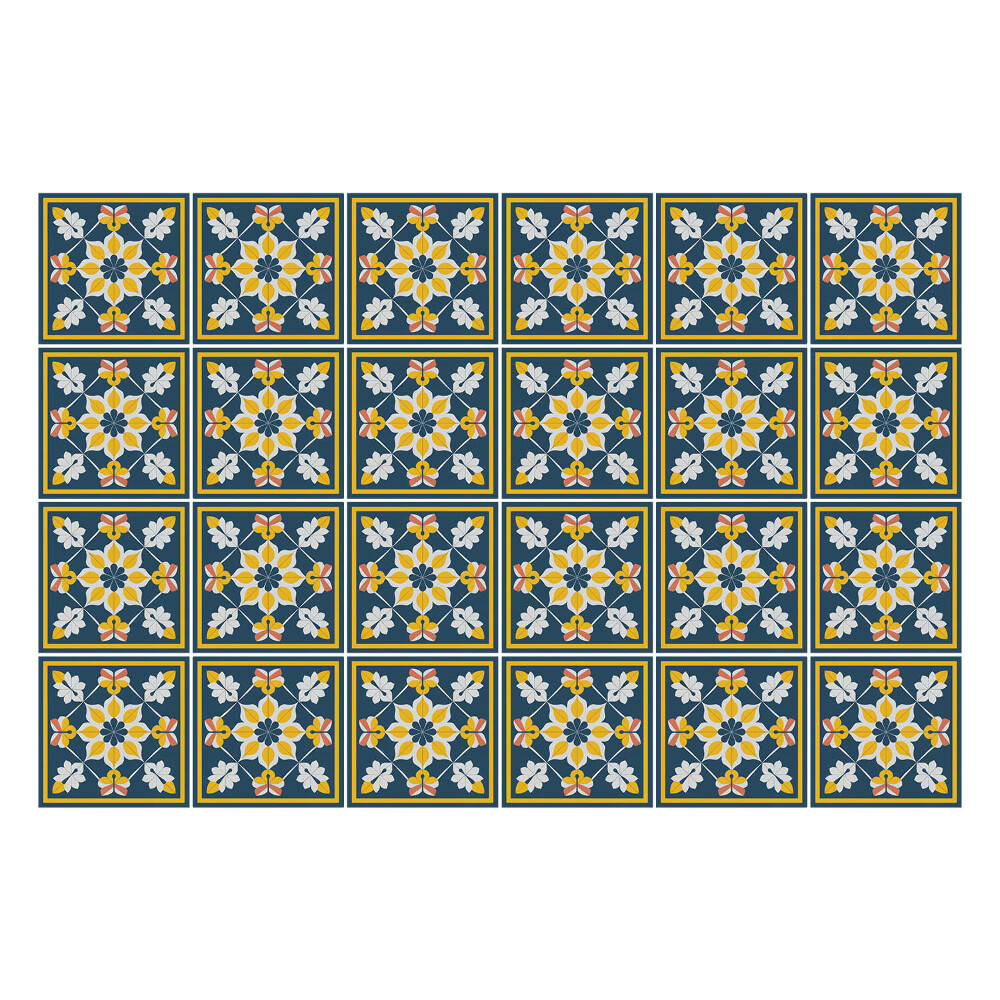 Autocolante gresie si faianta Aranjamente florale în rame