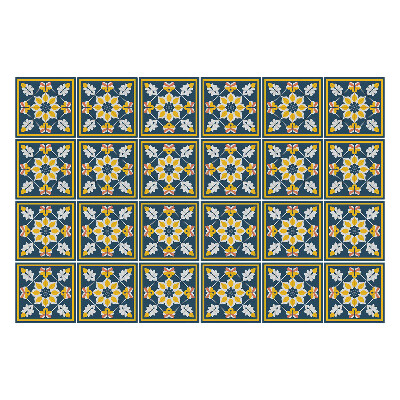 Autocolante gresie si faianta Aranjamente florale în rame