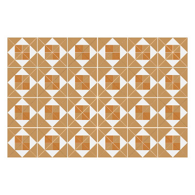 Autocolante gresie si faianta Geometria pătratelor și romburilor