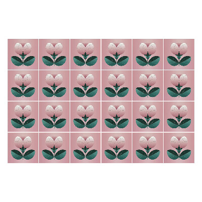 Autocolante gresie Ilustrații florale