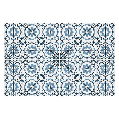 Autocolante pentru gresie Model de țiglă albastră