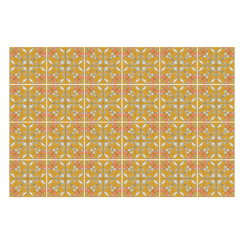 Autocolante gresie si faianta Model elegant de țiglă