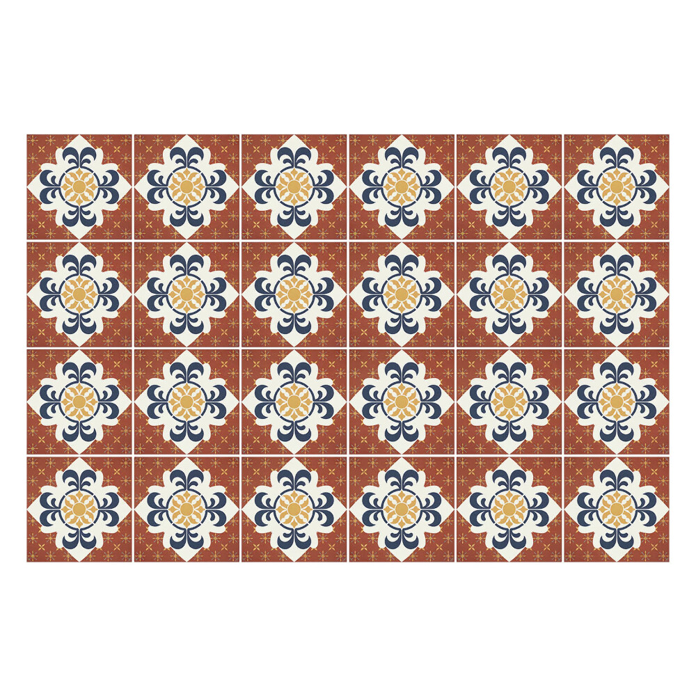 Autocolante gresie Model ornamental de plăci