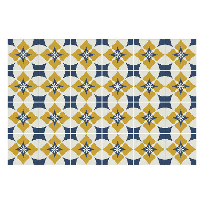 Autocolante gresie Motive florale pastelate