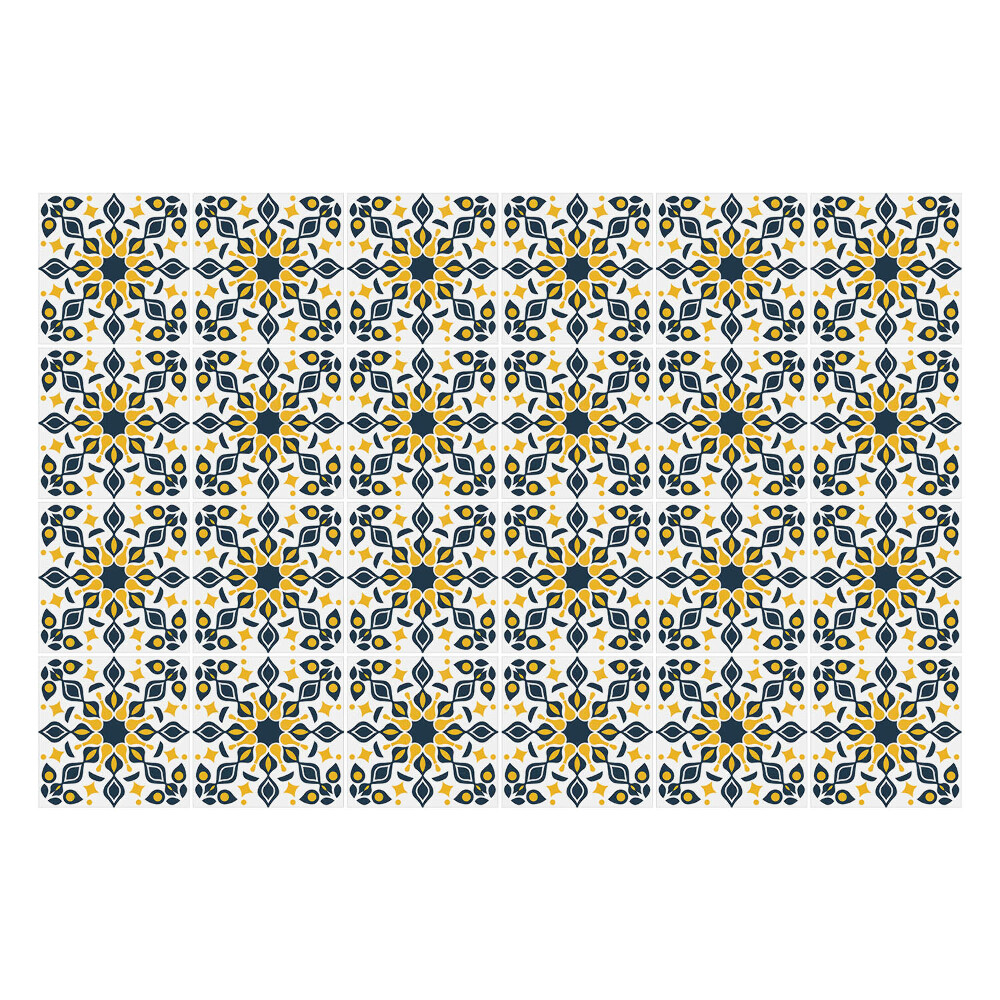 Autocolante gresie Motive vegetale în aranjament