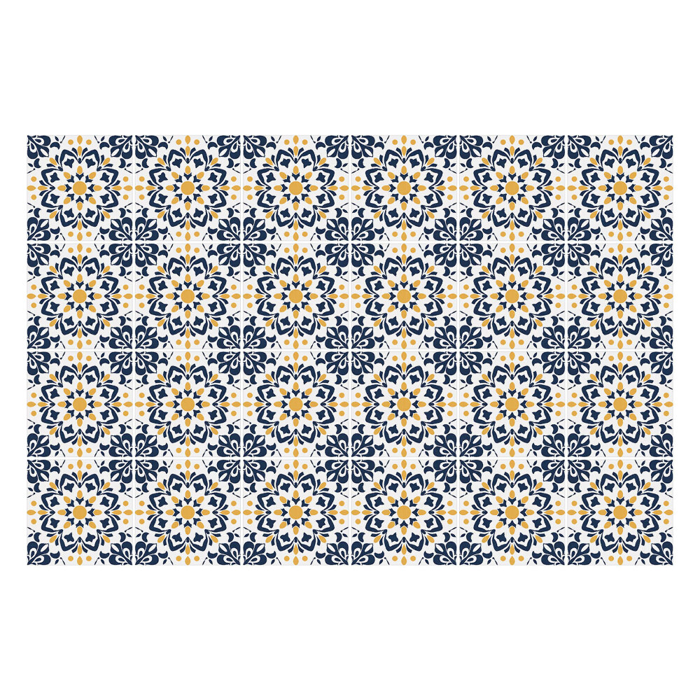 Autocolante pentru gresie Plăci frumos decorate