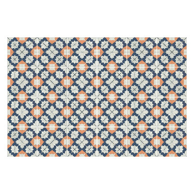 Autocolante gresie si faianta Motive florale într-o plasă