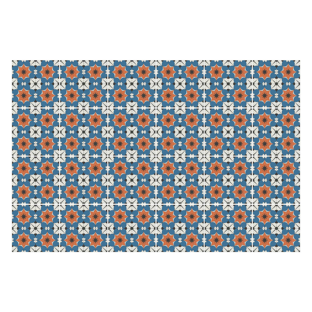 Autocolante gresie si faianta Motive retro vintage