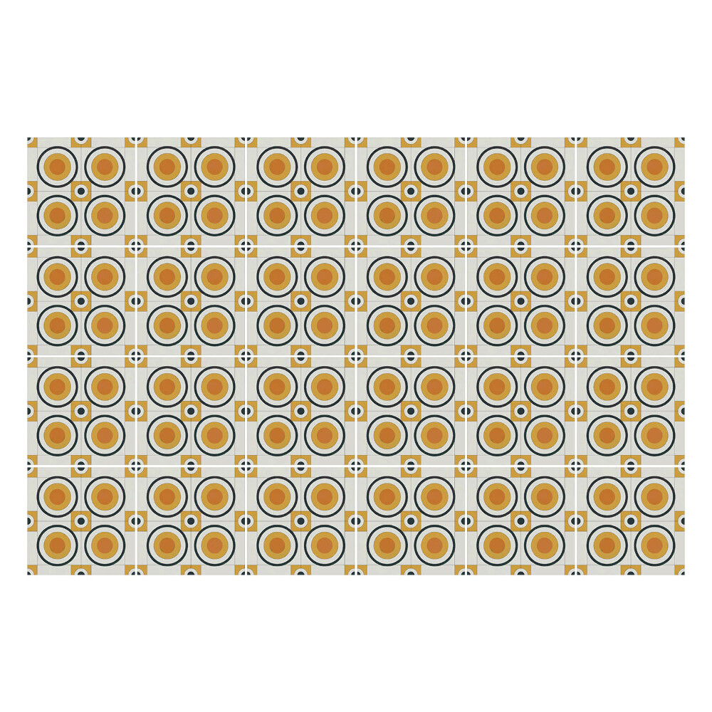 Autocolante gresie Motive rotunde