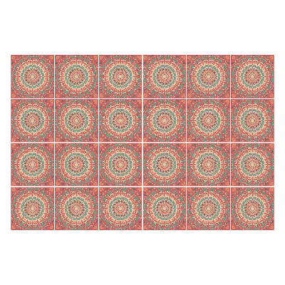 Autocolante gresie Mandale pastelate