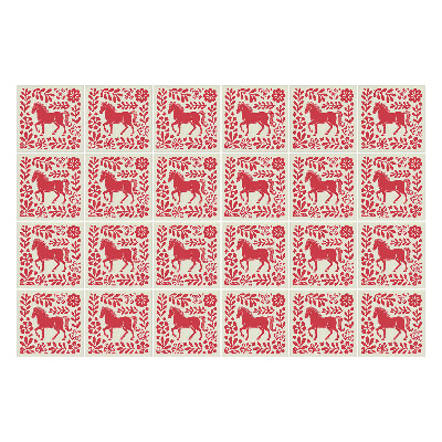 Autocolante gresie si faianta Model popular cu cai