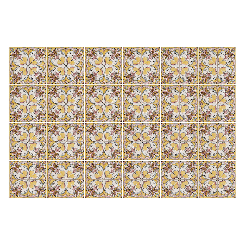 Autocolante gresie si faianta Motive florale