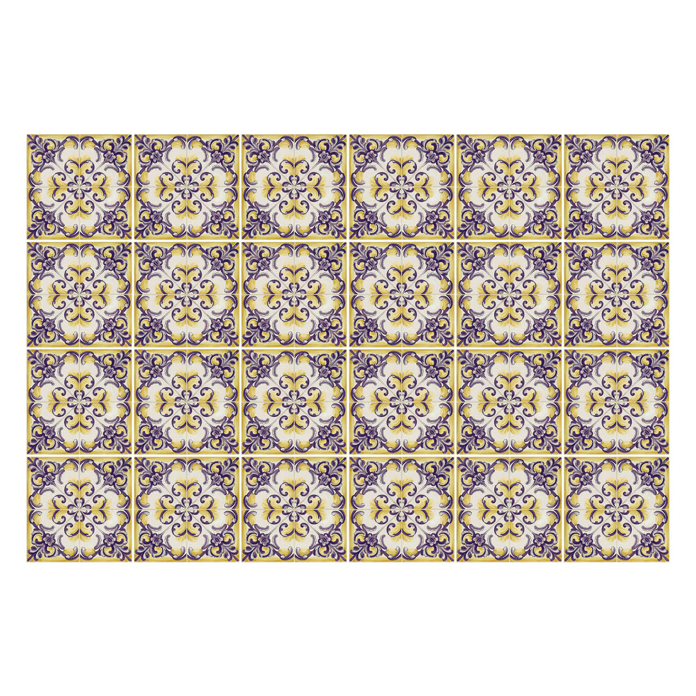 Autocolante gresie Ornamente florale