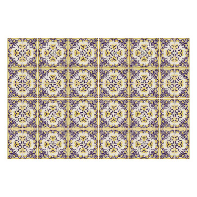 Autocolante gresie Ornamente florale