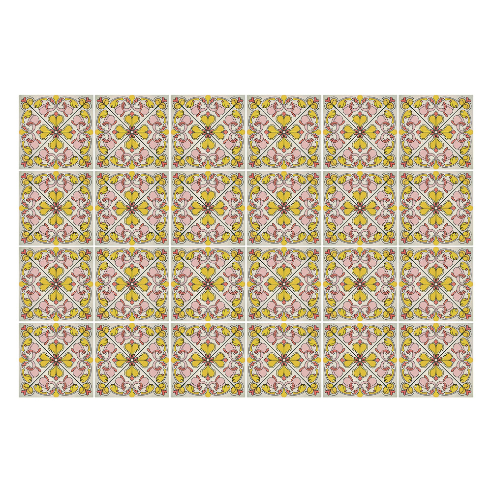 Autocolante gresie si faianta Plăci pastelate