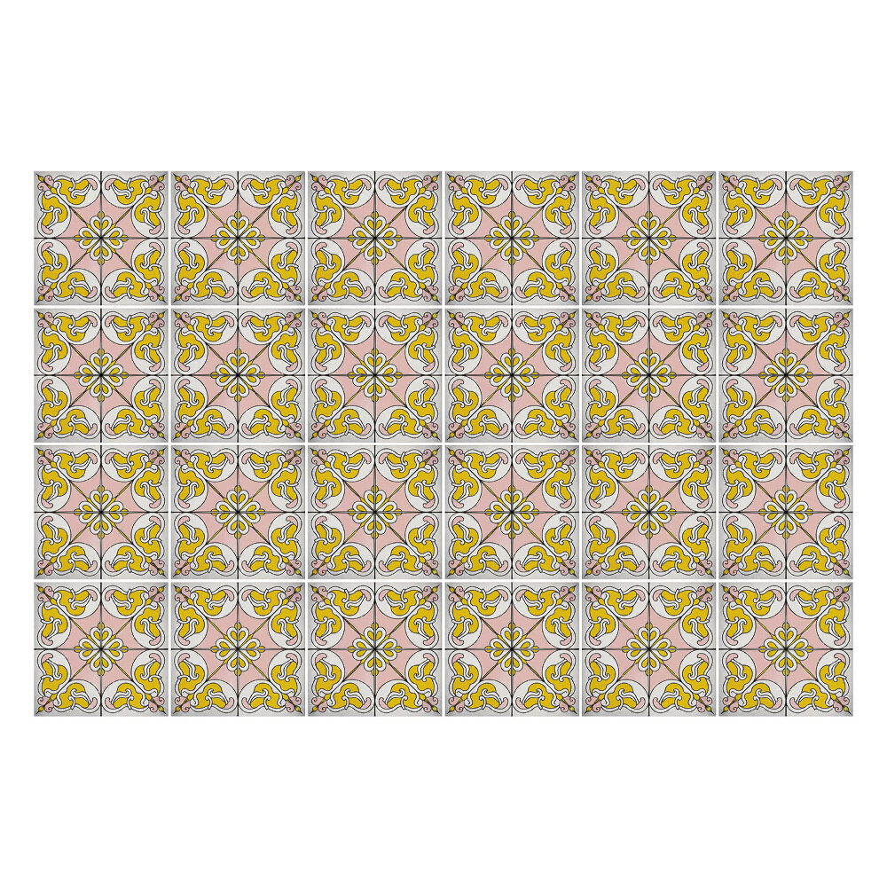 Autocolante gresie Plăci pastelate