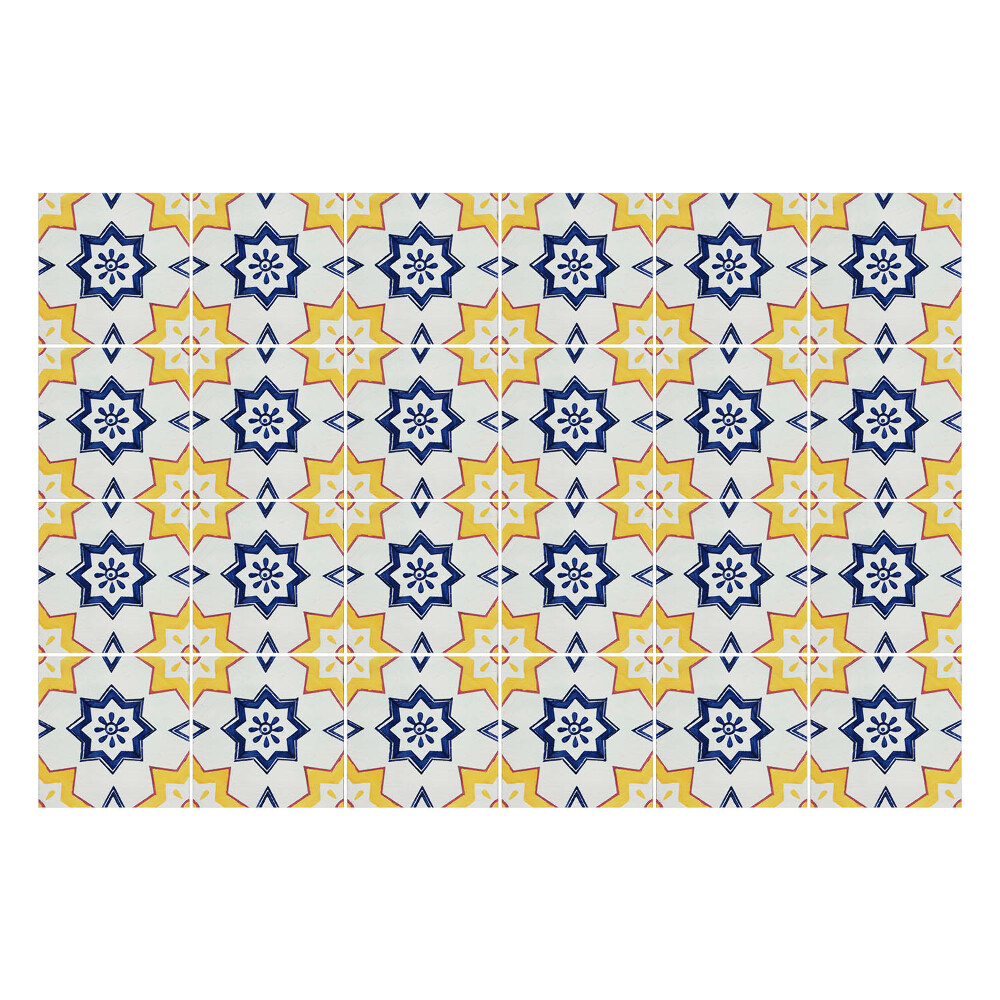 Autocolante gresie si faianta Motive geometrice florale