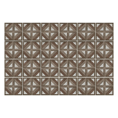 Autocolante gresie si faianta Motivul traversării scândurilor