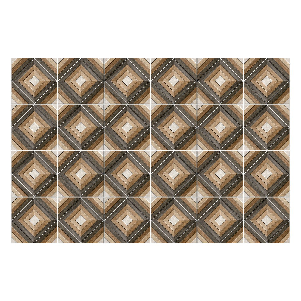 Autocolante gresie Grilă de forme din lemn