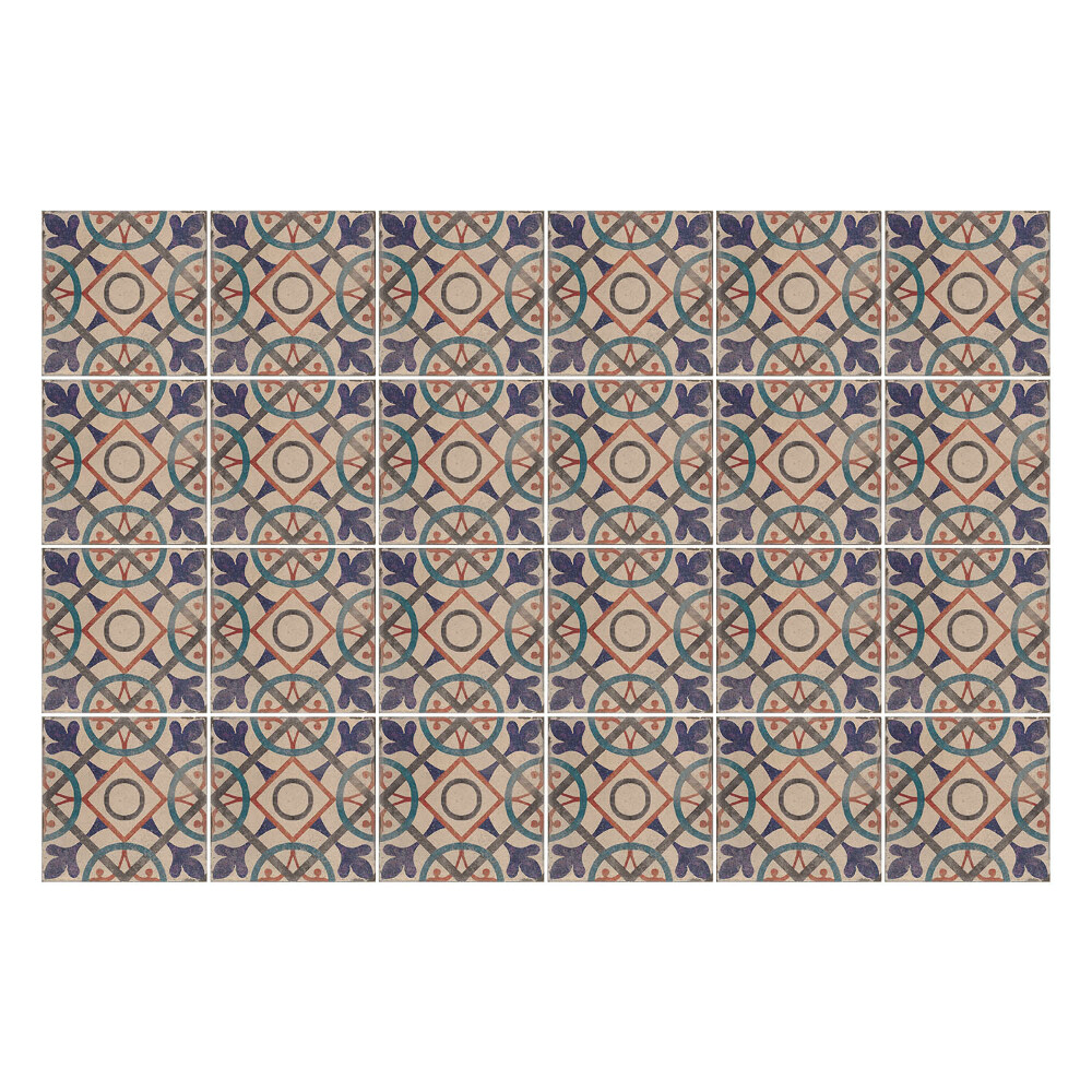 Autocolante pentru gresie Plăci retro vintage