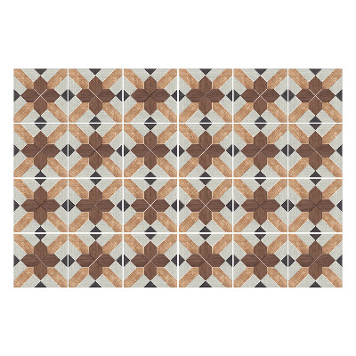 Autocolante gresie si faianta Pătrate și cruci geometrice