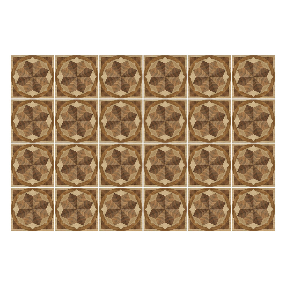 Autocolante gresie si faianta Stele din lemn