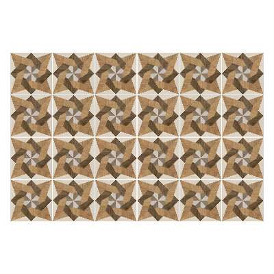 Autocolante pentru gresie Stele din lemn