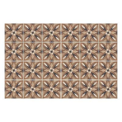 Autocolante gresie si faianta Motive florale din lemn