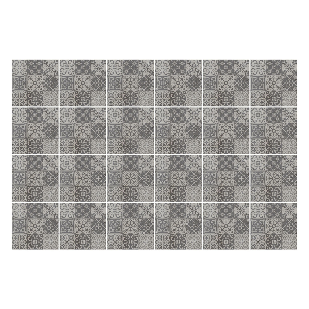 Autocolante pentru gresie Plăci geometrice