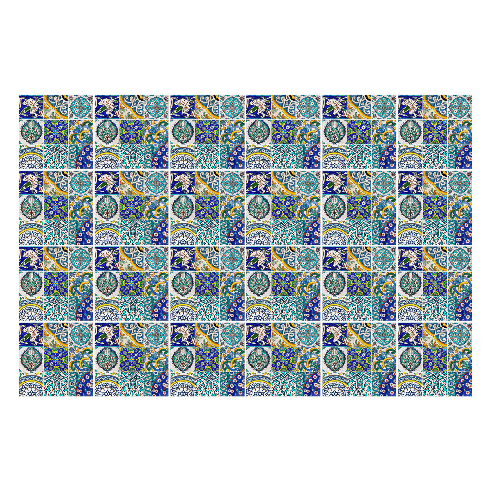 Autocolante gresie si faianta Mozaic cu ornamente