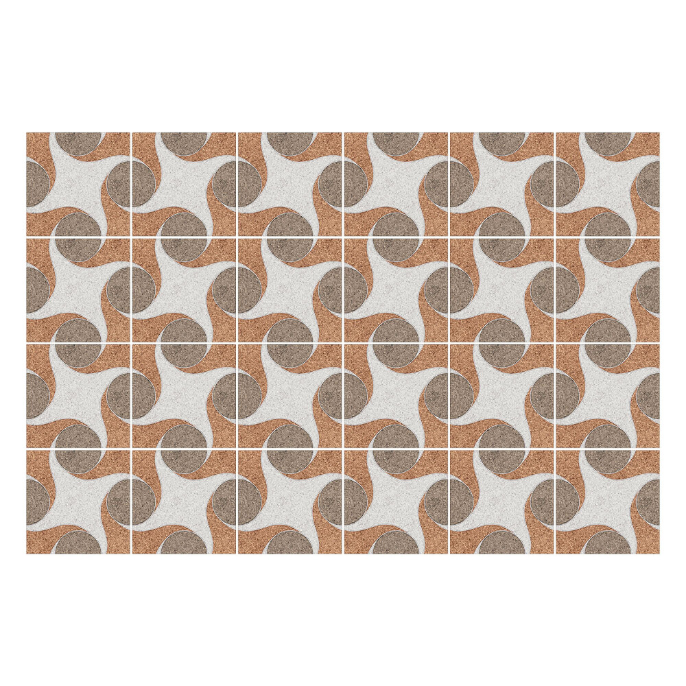 Autocolante gresie Cercuri și elipse dinamice