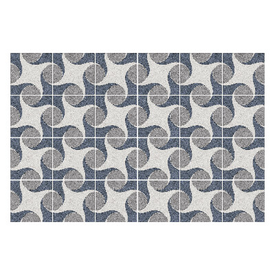 Autocolante pentru gresie Forme ondulate