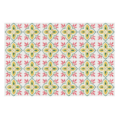 Autocolante gresie si faianta Ornamente florale în aranjament