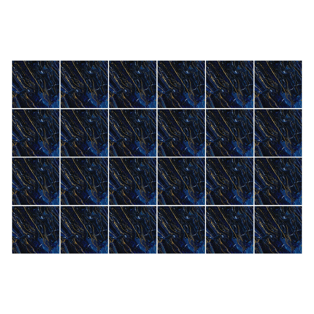 Autocolante gresie si faianta Marmură de cobalt închis