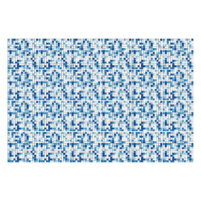 Autocolante gresie si faianta Mozaic mic albastru